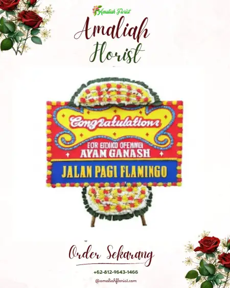 Sewa Papan Bunga Parmaksian